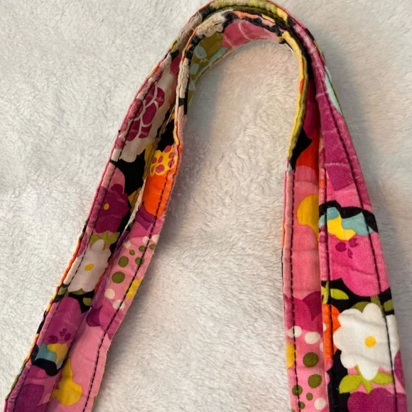 Vera Bradley Pink and Green Floral Tote - Picture 4 of 4